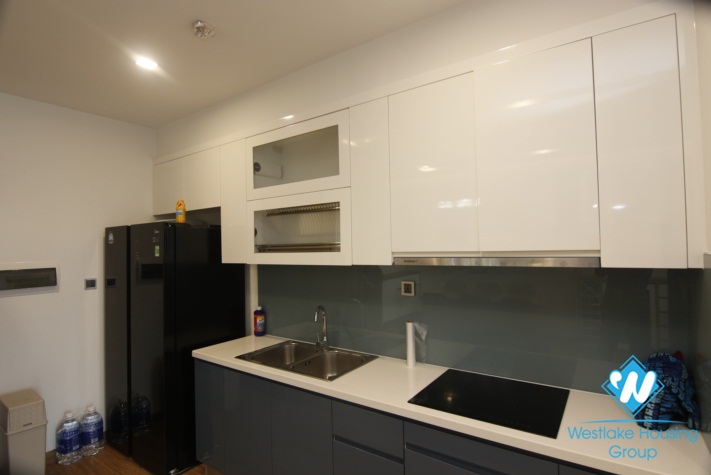 A gorgeous modern 2 bedroom  apartment with  charming balcony  for rent in  Vinhome Metropolis